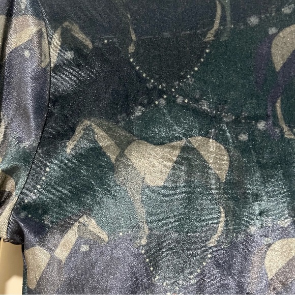 Ronner Sport Equestrian Qzip Velour Horse Print - Picture 3 of 7